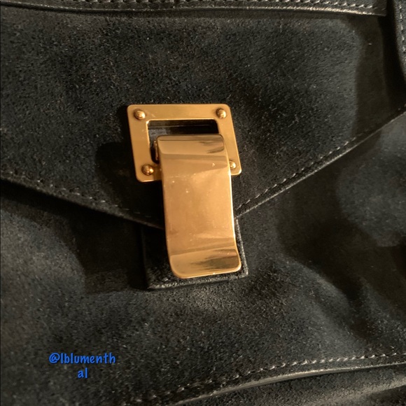 Proenza Schouler PS1 Medium Navy Suede - Picture 7 of 8